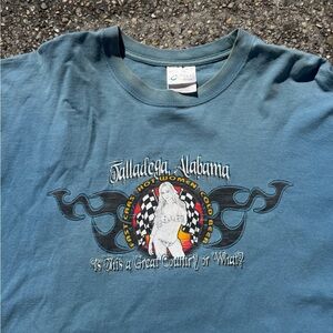 Vintage Talladega Alabama Graphic T-Shirt – “Fast Cars, Hot Women, Cold Beer”